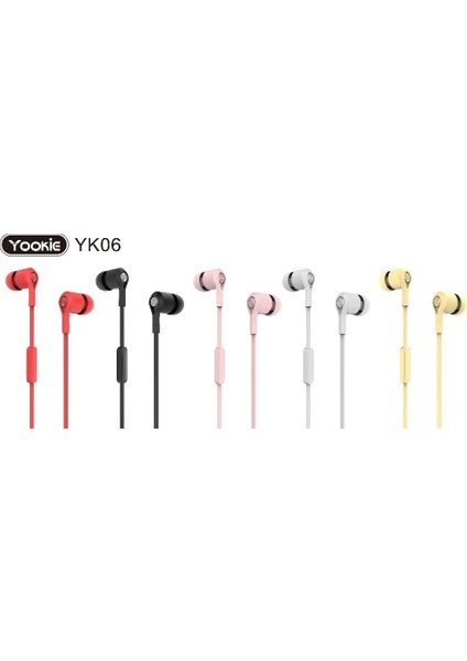 Yookıe YK06 Taşınabilir Stereo Kulaklık, Kulak Içi Kulaklık, Mikrofonlu Stereo Kulaklık fiyatları