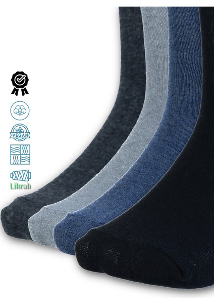 Erkek Soket Çorap 4 Lü Pamuklu Topuk ve Burun Takviyeli Derin Model Terletmez Kaymaz Koku Yapmaz modelleri