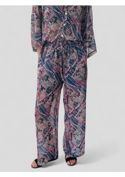 Tasarım Şort Astarlı Şifon Pantolon Kadın Mürdüm fiyatları