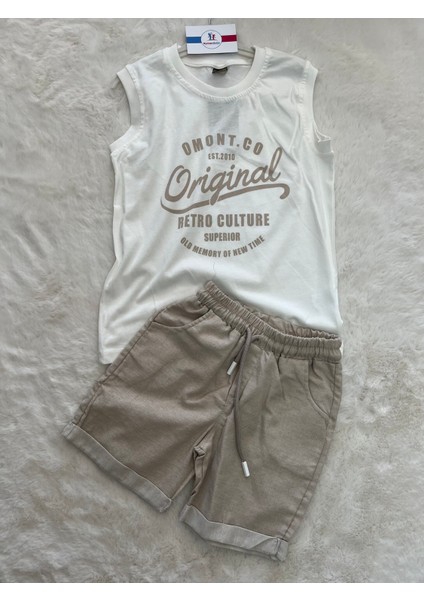 Omont Sıfır Kol Badili Gömlekli 3 Lü Erkek Takım fiyatları