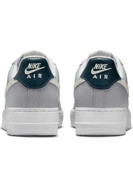 Air Force 1 '07 Lx Leather Unisex Sneaker Hakiki Deri Günlük Spor Ayakkabı Beyaz Gri fırsatları