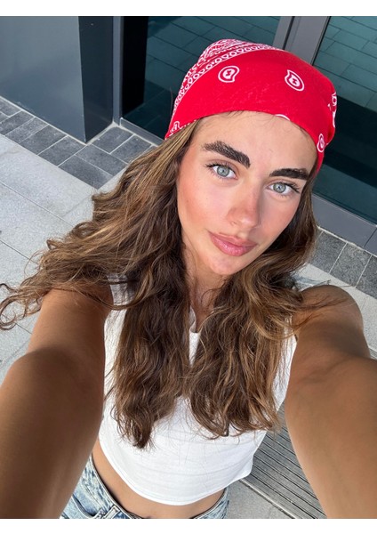 Bandana Kadın Kırmızı modelleri