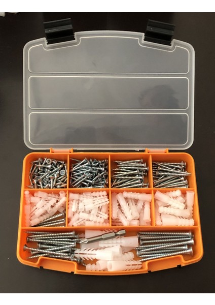 327 Parça 13 Çeşit Vida Seti, Dübelli Sunta Vidası Seti,matkap Ucu Bits Uç ve Takım Çantası fiyatları