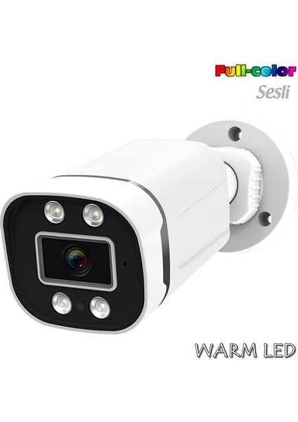 IPC-2446M-0208 4 Mp 2.8 mm Lens Dahili Sesli Full Color Metal Kasa 40 Metre Gece Görüşlü Poeli Ip Kamera