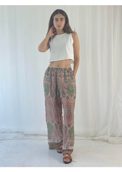 Tasarım Şort Astarlı Şifon Pantolon Kadın Mercan fiyatları