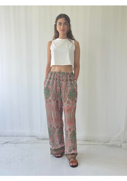 Tasarım Şort Astarlı Şifon Pantolon Kadın Mercan indirimleri