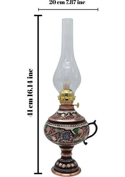 El Yapımı %100 Bakır Işlemeli Dekoratif Gaz Lambası – Nostaljik ve Şık Ev Dekoru modelleri