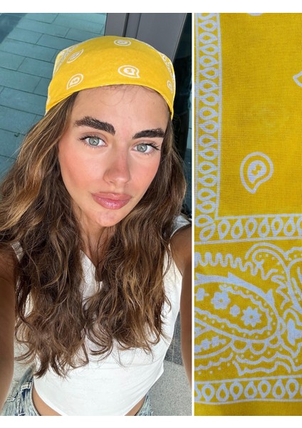 Bandana Kadın Sarı
