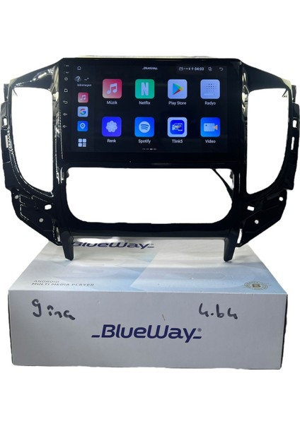 Yeni Mitsubishi L200 (Dijital) Blueway 4-64 Profesyonel Oem Multimedia fiyatları