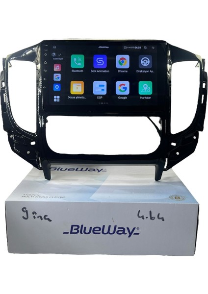 Yeni Mitsubishi L200 (Dijital) Blueway 4-64 Profesyonel Oem Multimedia modelleri