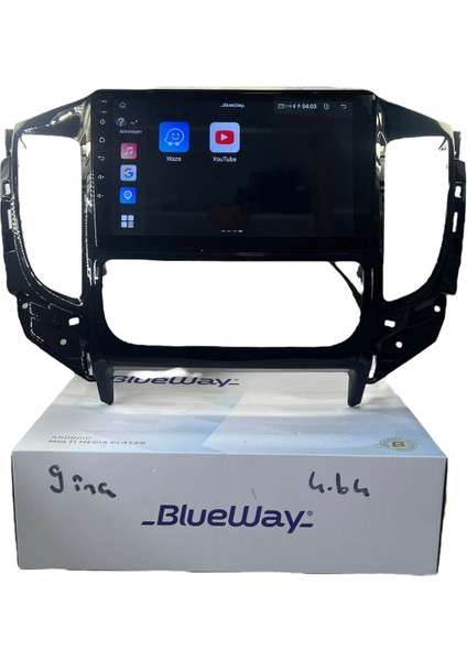 Yeni Mitsubishi L200 (Dijital) Blueway 4-64 Profesyonel Oem Multimedia indirimleri