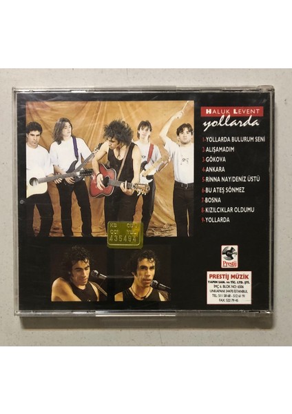 Haluk Levent Yollarda CD (Orijinal 1993 Dönem Baskı Cd) fiyatları