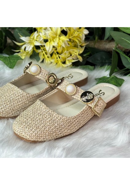 Taşlı Hasır Görünümlü Yazlık Babet M1012 fiyatları