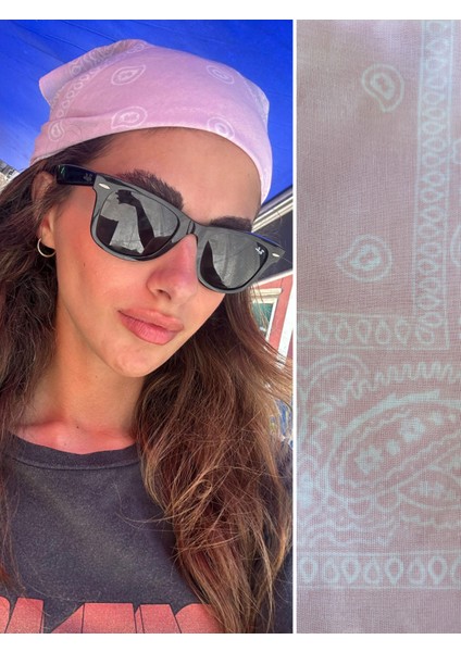 Bandana Kadın Toz Pembe