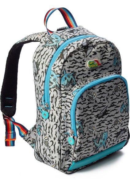 Omuz Destekli Su Geçirmez Renkli Kreş ve Anaokulu Çantası MYP8625 Köpek Balığı modelleri