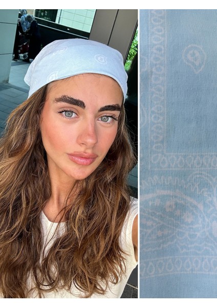 Bandana Kadın Açık Mavi