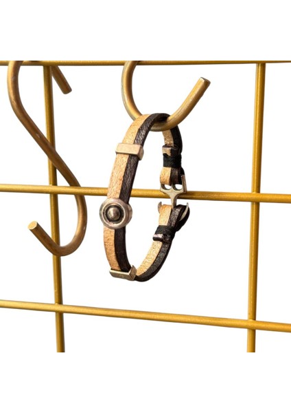 Çapa Detaylı Siyah ve Krem Deri Erkek Bileklik fiyatları