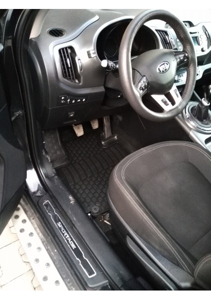 Kıa Sportage Iıı 3D Siyah Havuzlu Paspas 2010 ve 2015
