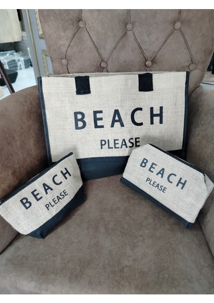 3 Adet Plaj Çantası Seti