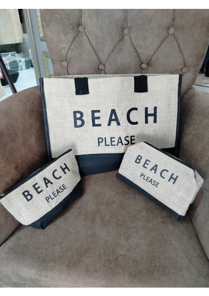 3 Adet Plaj Çantası Seti modelleri