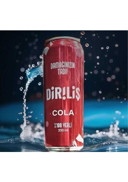 Kola Kutu 24'lü Paket – 330 ml x 24 | Buz Gibi Ferahlatıcı Tat, Yerli Üretim