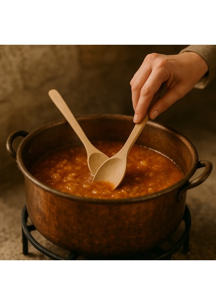 Ahşap Kaşık Kayın 30X7 cm 2 Adet