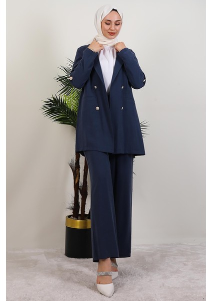 Elvin Pantolonlu Takım Lacivert fiyatları