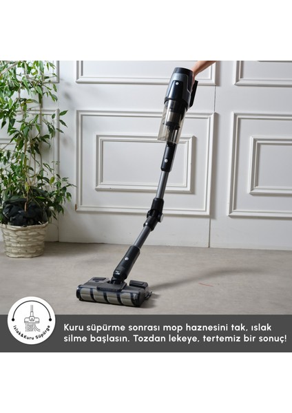 Dynamic Vacuumx 3 In 1 Kablosuz Islak / Kuru Dikey Süpürge modelleri