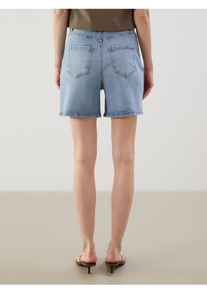 Yeni Sezon Dar Fit Kadin Jean Sort - S5J657Z8 fırsatları