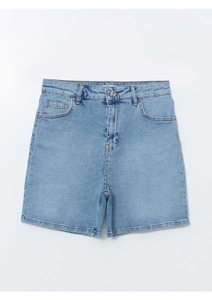 Yeni Sezon Dar Fit Kadin Jean Sort - S5J657Z8 indirimleri
