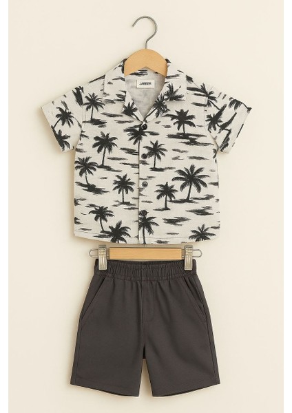 Erkek Keten Gömlekli Şortlu Takım fiyatları