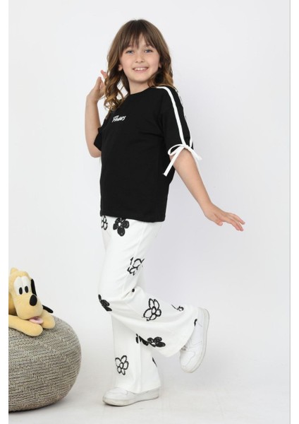 Kız Kol Bağcık Detaylı Taytlı Takım modelleri