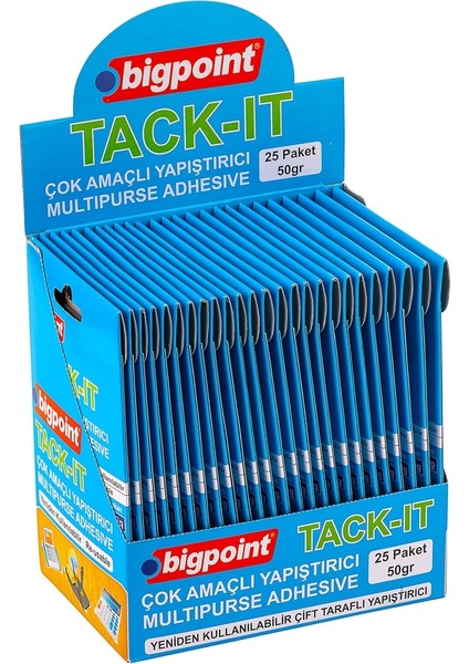 Hamur Yapıştırıcı(Tack-It) 50 Gram 25'li Kutu modelleri