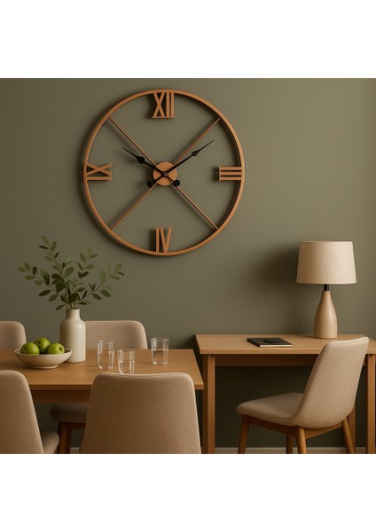 Minimalist Duvar Saati, Mutfak Saatleri, Eve Taşınma Hediyeleri, Modern Duvar Saati, Büyük Boy Duvar Saati, Metal Duvar Saati, Büyük Duvar Saati