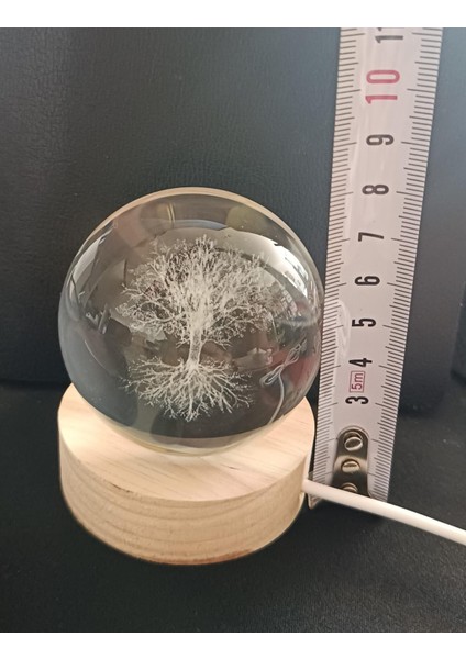 Gece Lambası Ahşap Altlıklı Işıklı Cam Küre Güneş Sistemi Temalı, Işıklı Güneş Sistemi Küre, Dekoratif Aydınlatma indirimleri