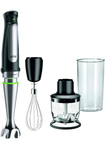 Multi Quick 7 El Blender Seti Mq 7025X, 1000 W, 500 ml Hazne, Siyah