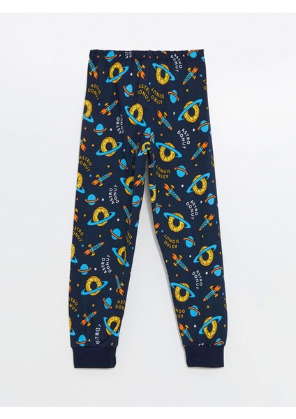 Lcw Kids Lacivert Bisiklet Yaka Erkek Çocuk Pijama Takımı indirimleri