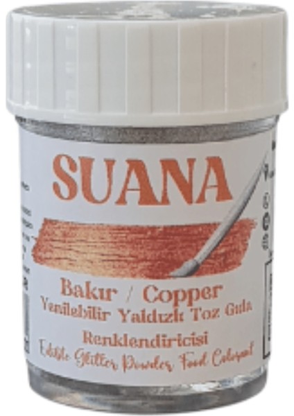 Bakır Metalik Toz Gıda Renklendiricisi 5 gr