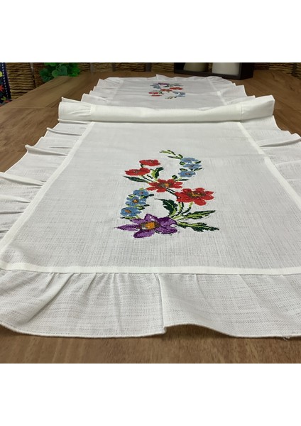 Kaneviçeli Runner - 45 x 145 cm indirimleri