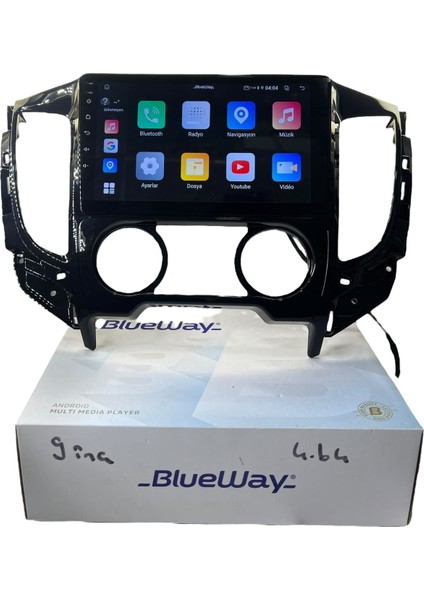 Yeni Mitsubishi L200 (Analog) Blueway 4-64 Profesyonel Oem Multimedia