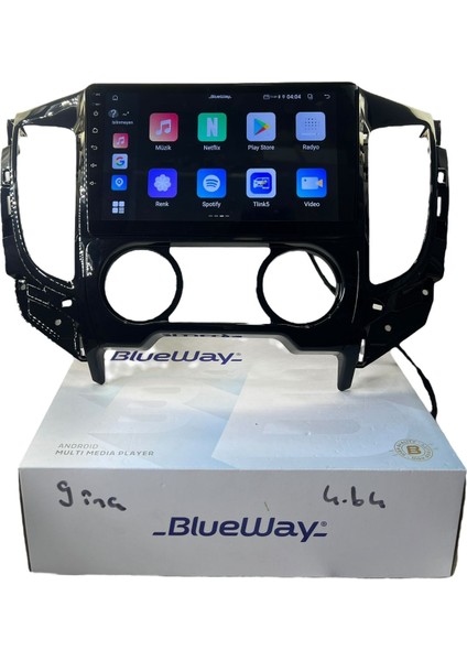 Yeni Mitsubishi L200 (Analog) Blueway 4-64 Profesyonel Oem Multimedia modelleri