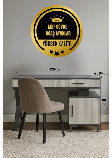Poyraz Mdf Genç Odası Çalışma Masası – Fonksiyonel ve Dayanıklı fiyatları