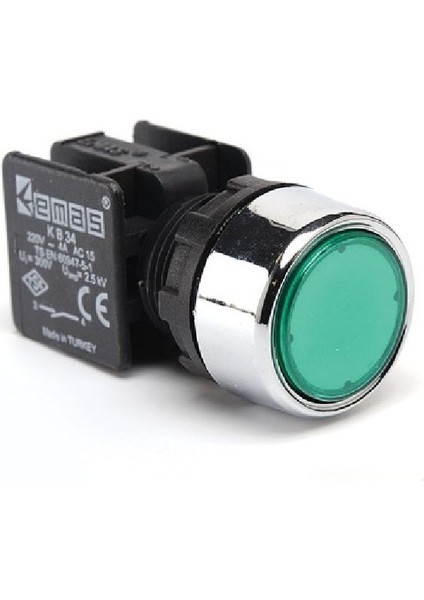 KB34DY ,KONTAK-1A Yön Yeşil Yaylı M22 Buton