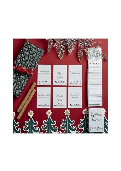 Yeni Yıla Özel Iyi Dilek Kartları - 72 Adet Kart modelleri
