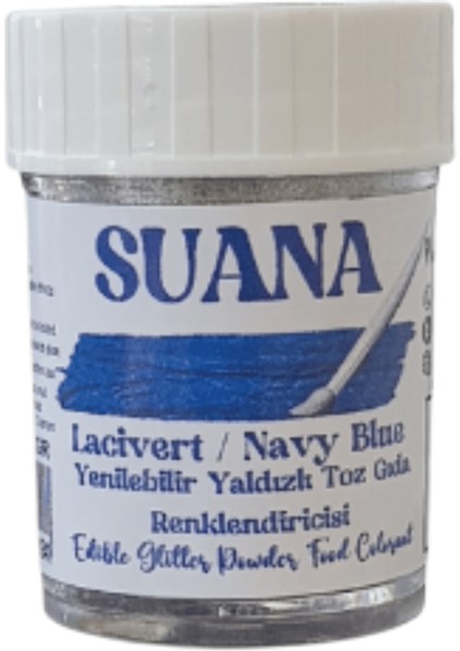 Lacivert Metalik Toz Gıda Renklendiricisi 5 gr