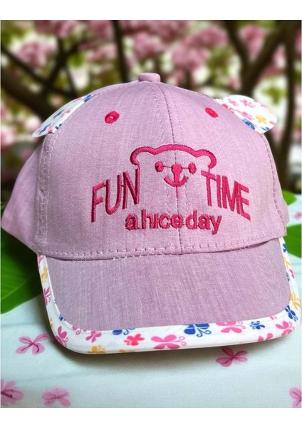 1/3 Yaş Fun Tıme Kız Çocuk Kep (48-50 Cm) Lila