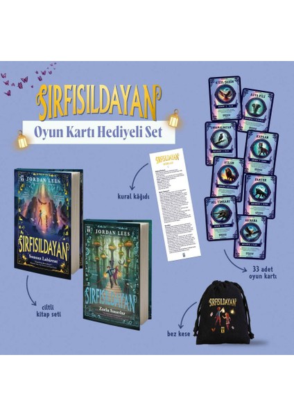 Sırfısıldayan Serisi Ciltli Set (Oyun Kartı Hediyeli)