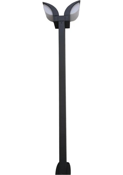 Münih 80 cm 28W LED Bollard Direği – Antrasit Yüksek Güç Dış Mekan Aydınlatma Direği