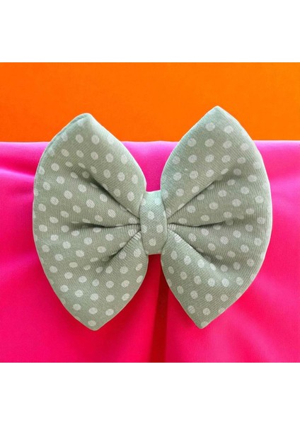 Cap&more Saç Bandı Puanlı Papyon Mint Yeşili