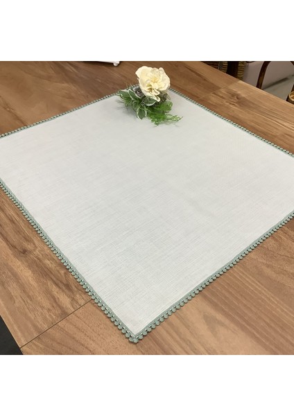 Mini Ponponlu Kareörtü-60 *60 cm